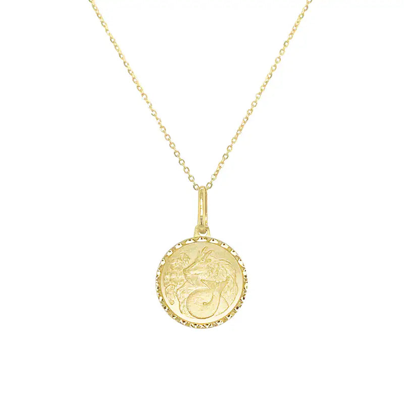 Zodiac Coin Pendant