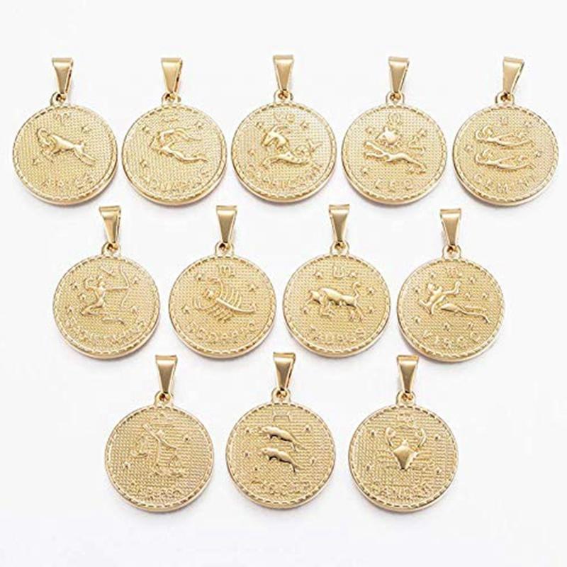 Zodiac Coin Pendant