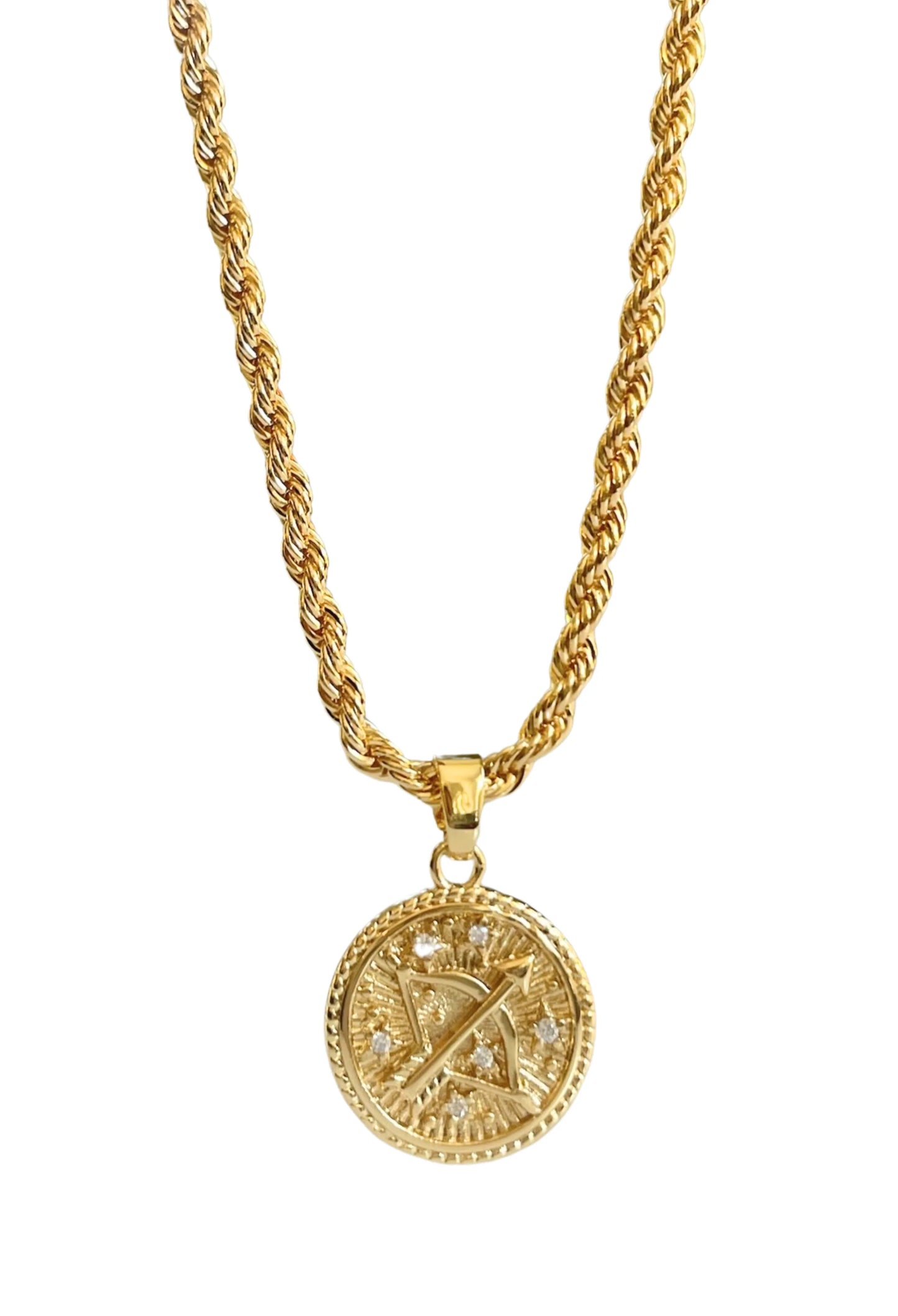 Zodiac Coin Pendant